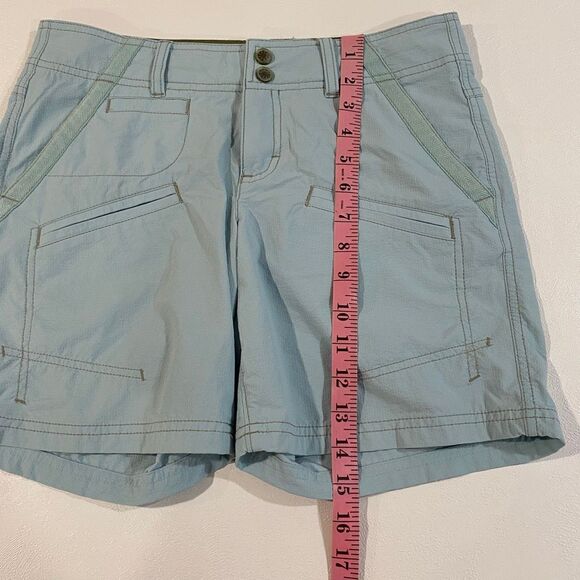 Athleta Trek Utility Shorts Women’s Size 2 – Light Blue Hiking Outdoor Quick Dry - Picture 5 of 10
